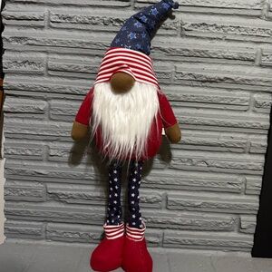 Patriotic Stand Up Gnome Plush Decor